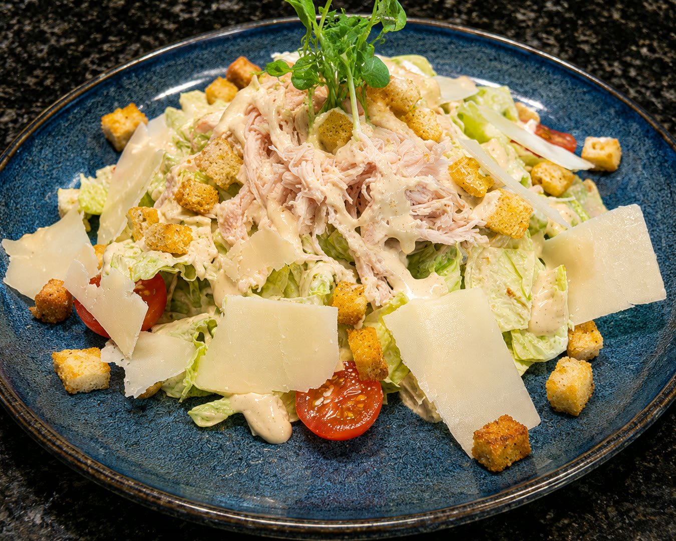 Caesar salad — enhanced premium version